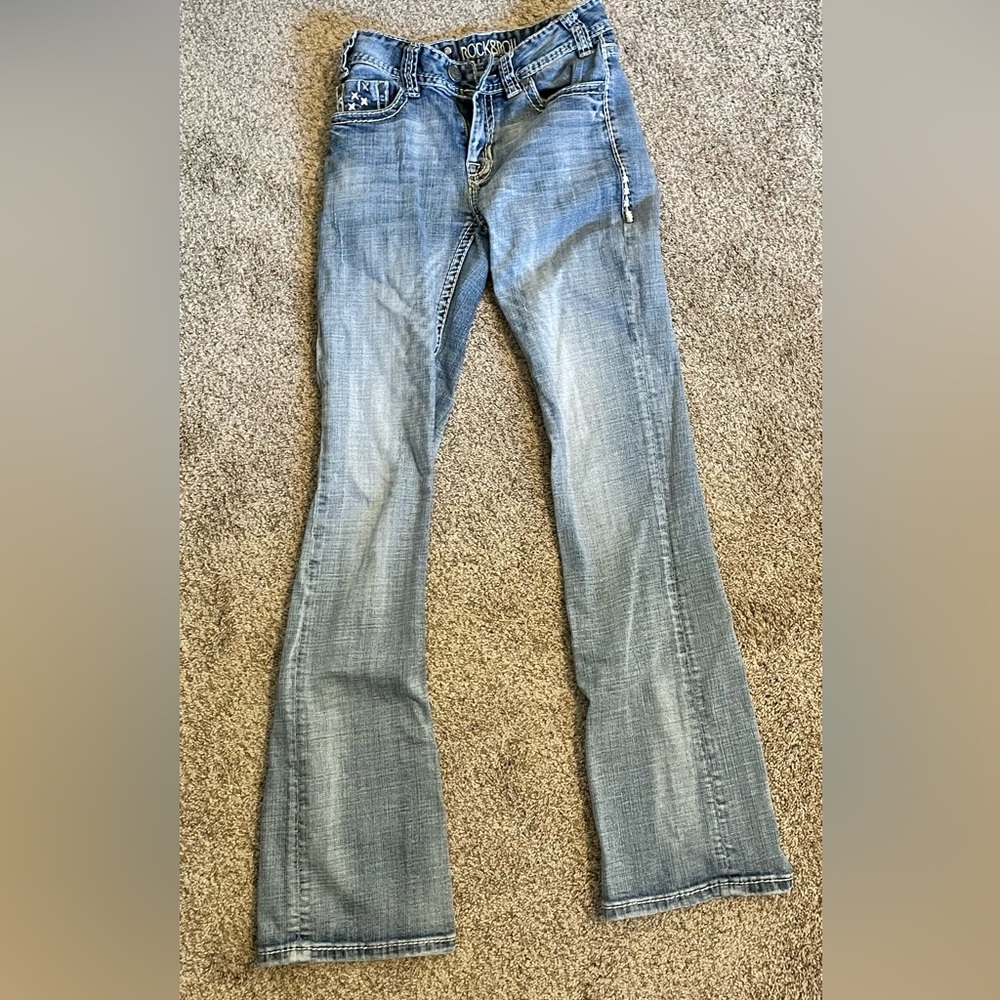 Boot Cut Light Wash Jeans